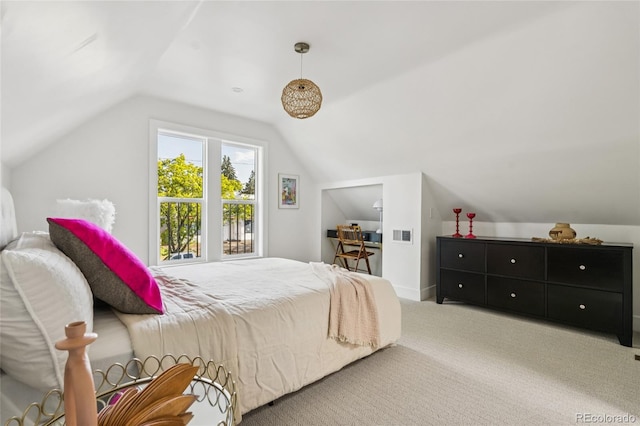3363 W 32nd Ave, Denver, CO 80211 - carpeted bedroom featuring vaulted ceiling