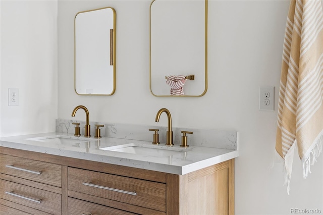 3363 W 32nd Ave, Denver, CO 80211 - full bathroom featuring double vanity