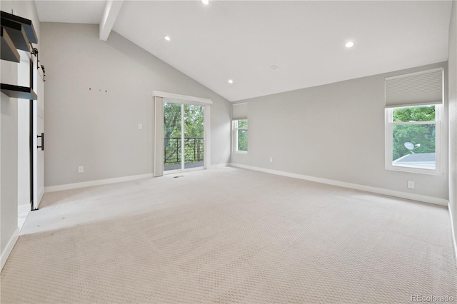 6451 S Hoyt St, Littleton, CO 80123 - empty room featuring recessed lighting and light carpet