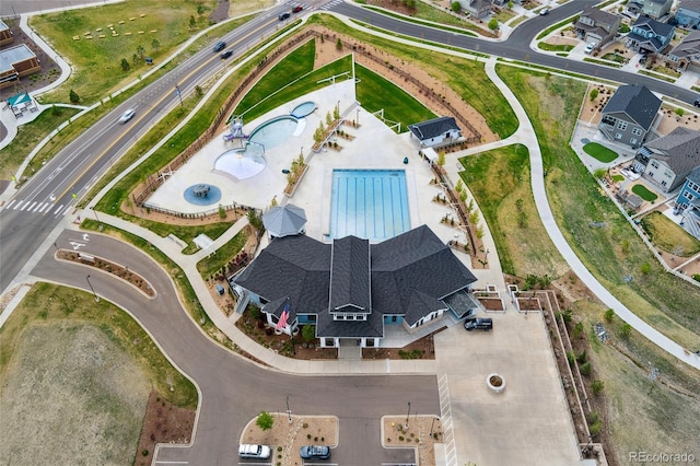 drone / aerial view