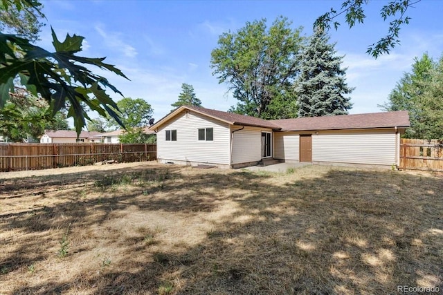 exterior space featuring fence