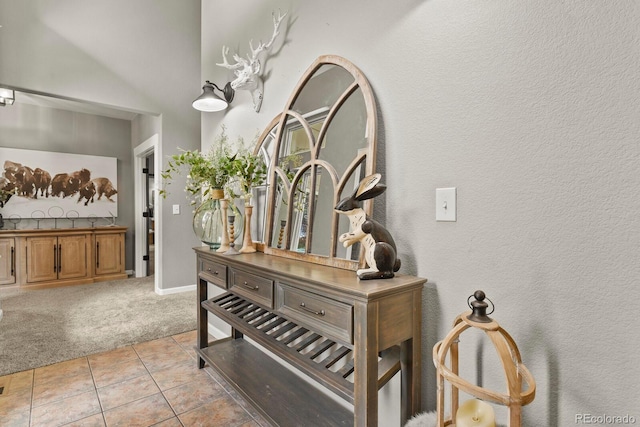 room details featuring carpet flooring