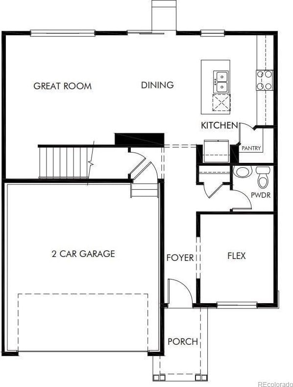 4694 Sugarcane St, Johnstown, CO 80534 - view of floor plan / room layout
