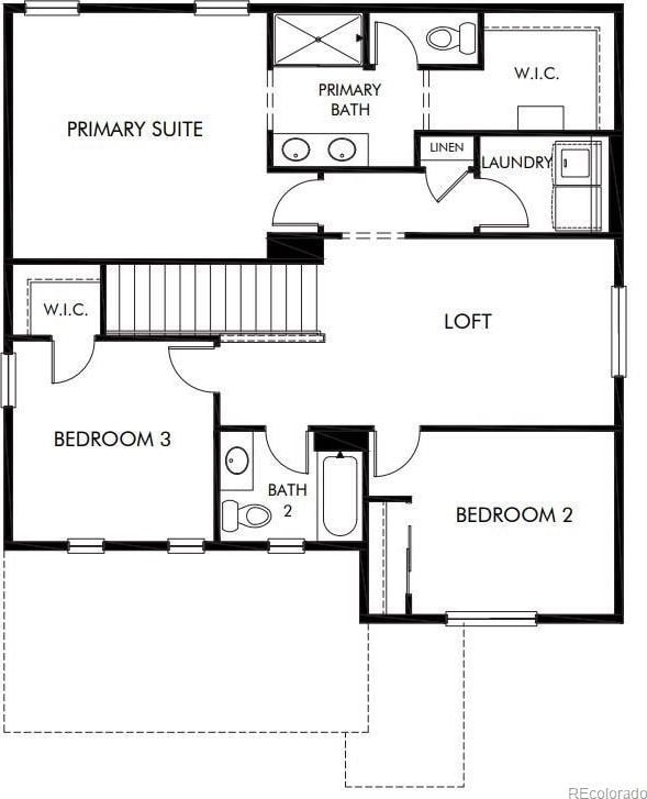 4694 Sugarcane St, Johnstown, CO 80534 - view of home floor plan
