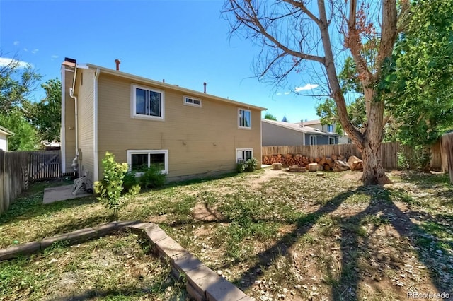 view of back of property