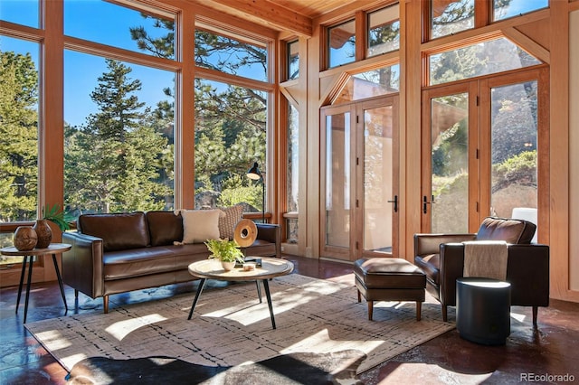 9041 Eastridge Rd, Golden, CO 80403 - sunroom / solarium featuring french doors