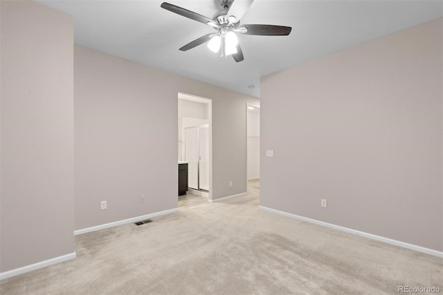 23630 E 5th Pl, Aurora, CO 80018 - empty room with ceiling fan and light carpet