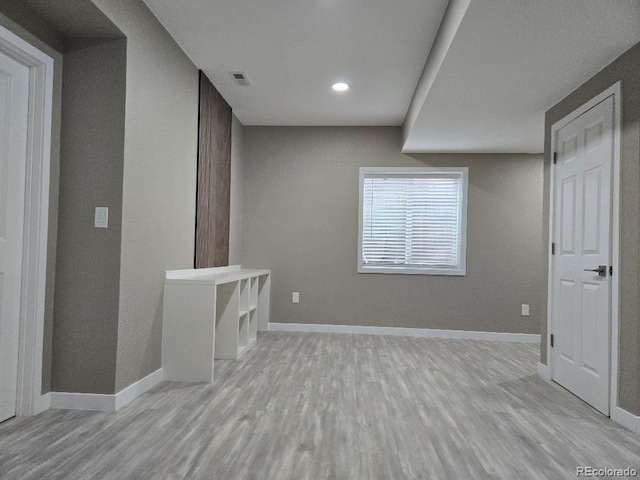 483 W 172nd Pl, Broomfield, CO 80023 - empty room with light wood-type flooring, baseboards, and recessed lighting
