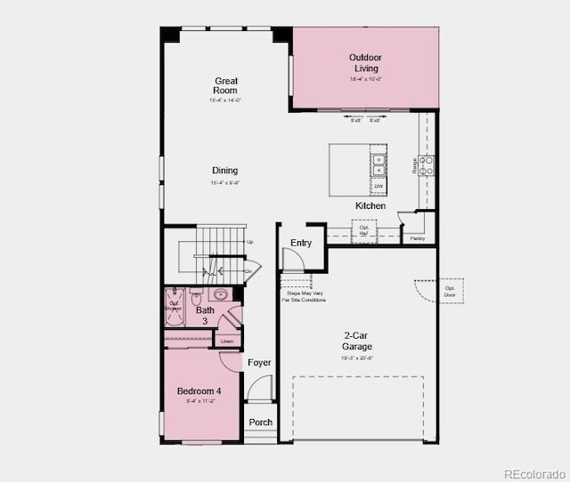 17719 Prairie Peak Trl, Parker, CO 80134 - home floor plan