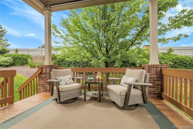 1033 Bramblewood Dr, Castle Pines, CO 80108 - view of wooden deck
