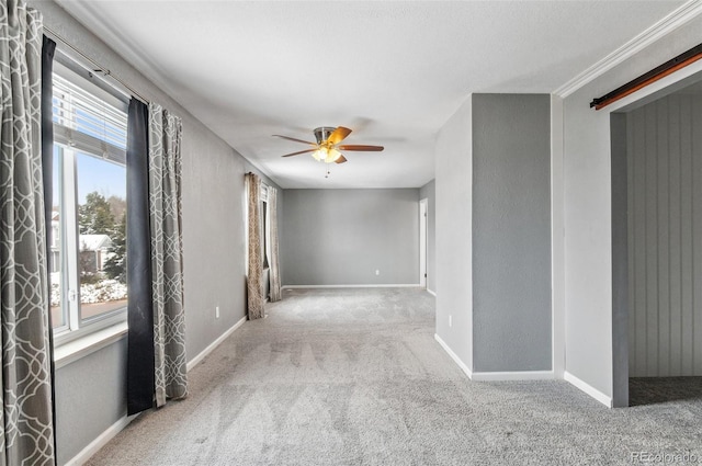1206 Baldwin Park Cir, Castle Rock, CO 80104 - carpeted spare room featuring ceiling fan and baseboards