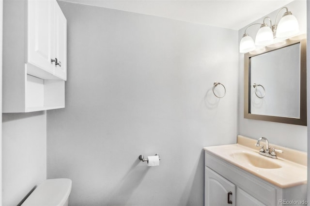 1206 Baldwin Park Cir, Castle Rock, CO 80104 - half bathroom featuring toilet and vanity