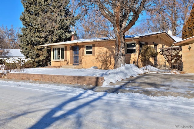 view of front of home