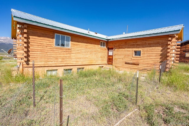 view of rear view of property