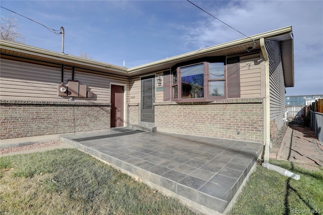 exterior space with a patio