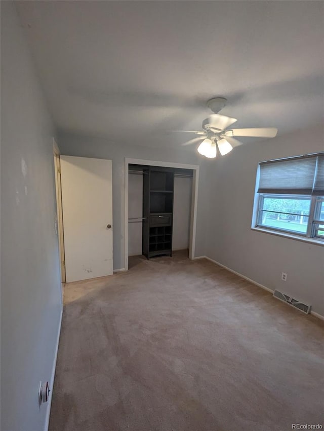6411 W 82nd Dr, Arvada, CO 80003 - unfurnished bedroom featuring carpet flooring, a closet, ceiling fan, and baseboards
