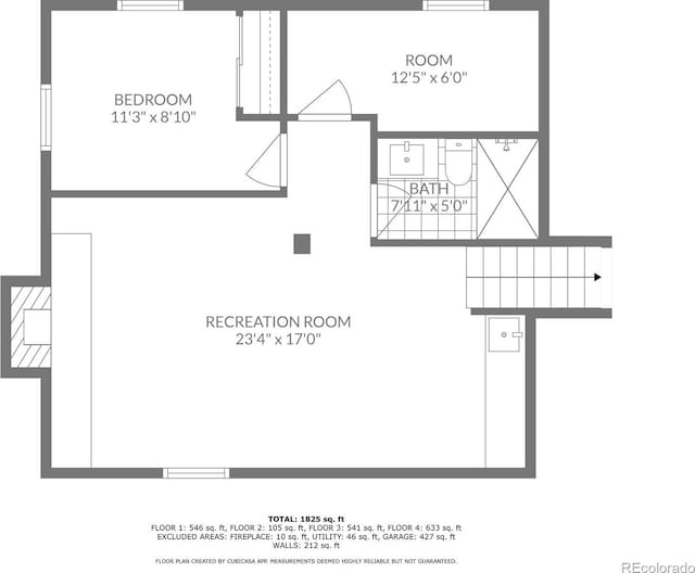 6411 W 82nd Dr, Arvada, CO 80003 - floor plan / room layout