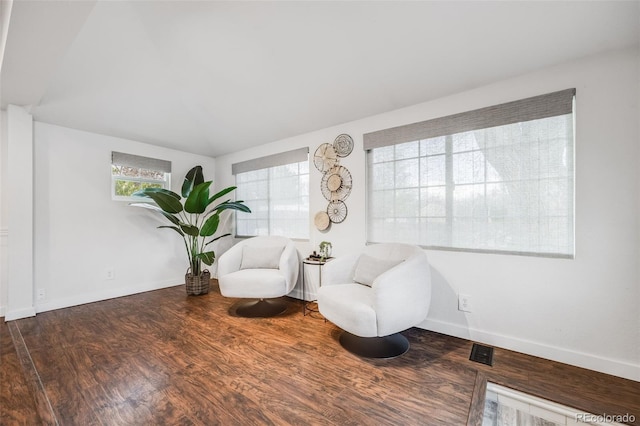 3015 Pierce St, Wheat Ridge, CO 80214 - living area featuring wood finished floors and baseboards