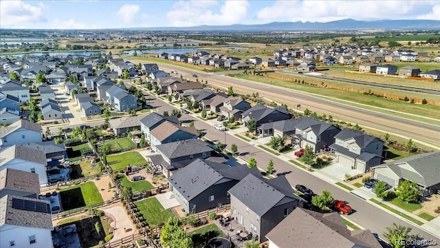 12862 Crane River Dr, Longmont, CO 80504 - aerial view of residential area featuring a large body of water