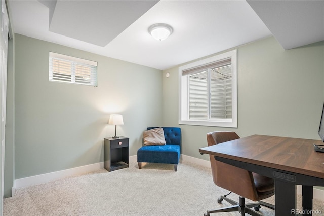 5455 E Iowa Ave, Denver, CO 80222 - office area featuring carpet flooring and baseboards