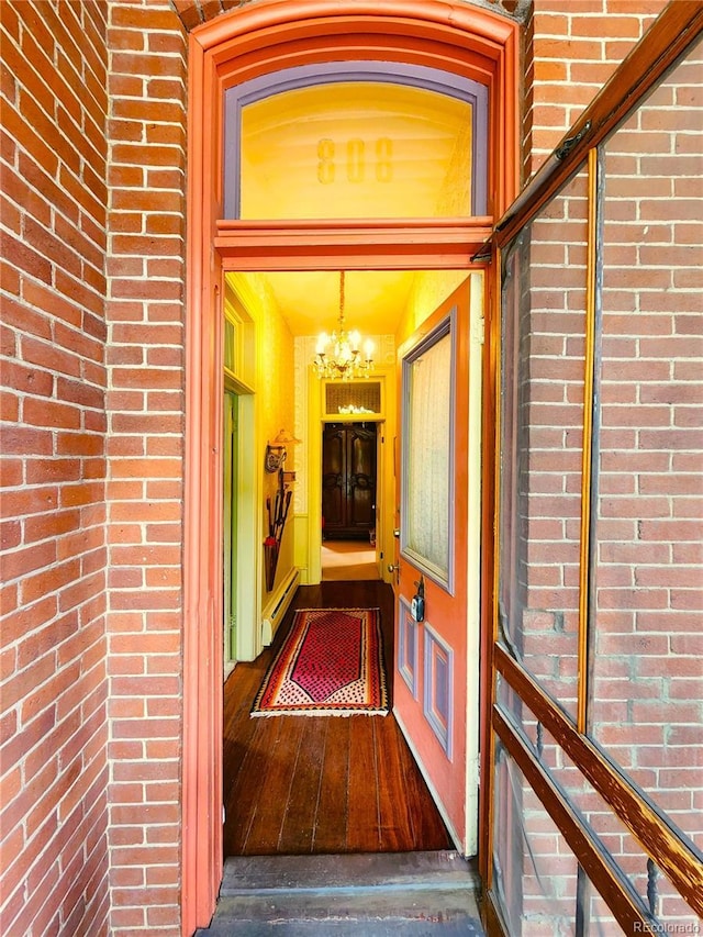 808 Rose St, Georgetown, CO 80444 - view of exterior entry with baseboard heating