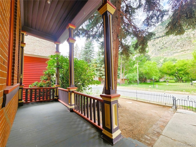 808 Rose St, Georgetown, CO 80444 - view of covered porch