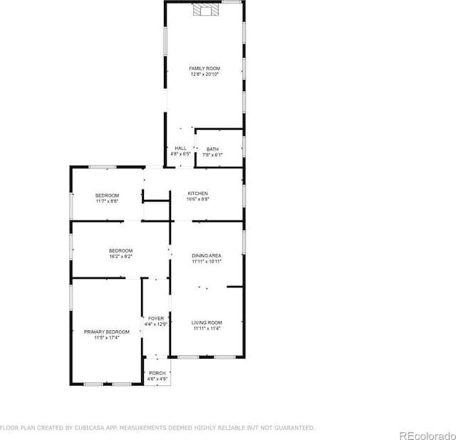 808 Rose St, Georgetown, CO 80444 - view of property floor plan