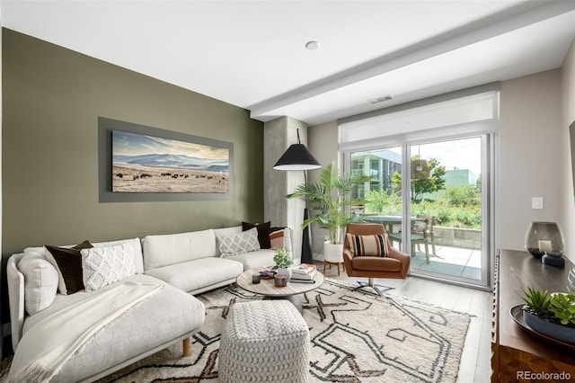 4200 W 17th Ave Unit 212, Denver, CO 80204 - living room with wood finished floors