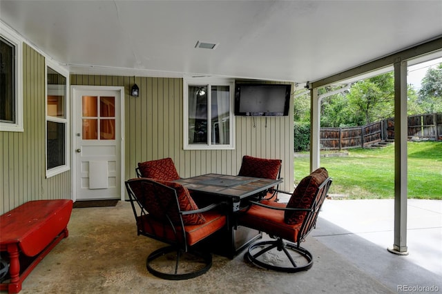 5690 E Cornell Ave, Denver, CO 80222 - view of patio / terrace featuring outdoor dining space