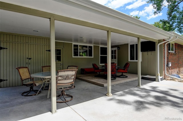 5690 E Cornell Ave, Denver, CO 80222 - view of patio with outdoor dining space