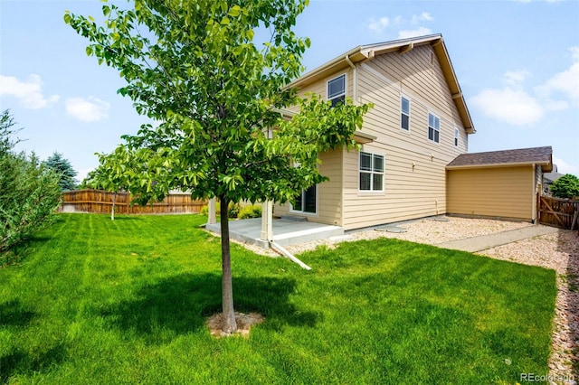 1339 Sidewinder Cir, Castle Rock, CO 80108 - back of property with a patio area and a fenced backyard