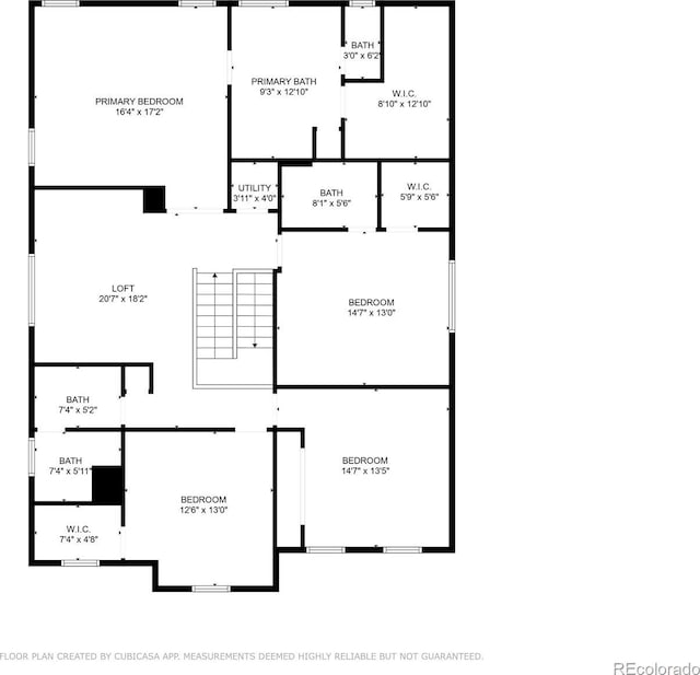 1339 Sidewinder Cir, Castle Rock, CO 80108 - view of floor plan / room layout