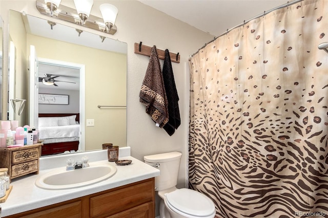 5972 S Zante Way, Aurora, CO 80015 - ensuite bathroom with vanity and a shower with shower curtain
