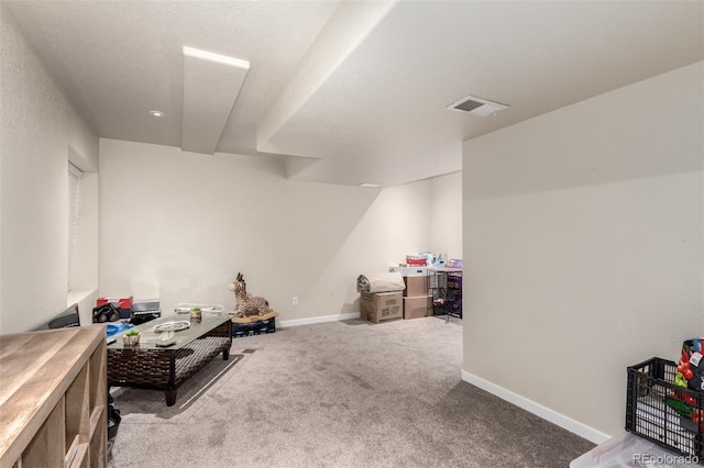 5972 S Zante Way, Aurora, CO 80015 - rec room with light colored carpet and baseboards