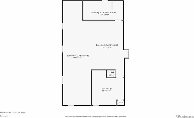 7300 Beech St, Arvada, CO 80005 - room layout
