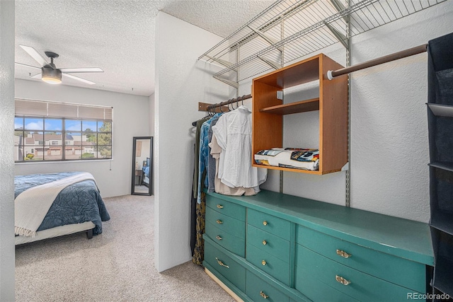 7705 W 87th Dr, Arvada, CO 80005 - spacious closet with ceiling fan and light carpet
