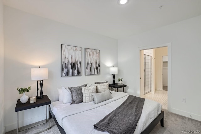 3500 S Corona St Unit 407, Englewood, CO 80113 - bedroom with carpet and baseboards