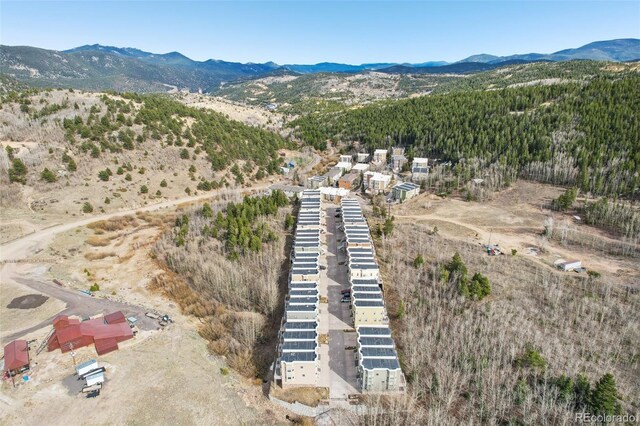 836 Vernon Dr, Central City, CO 80427 - drone / aerial view with a mountain view