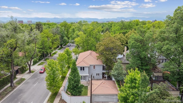 600 Vine St, Denver, CO 80206 - drone / aerial view of mountains and a forest