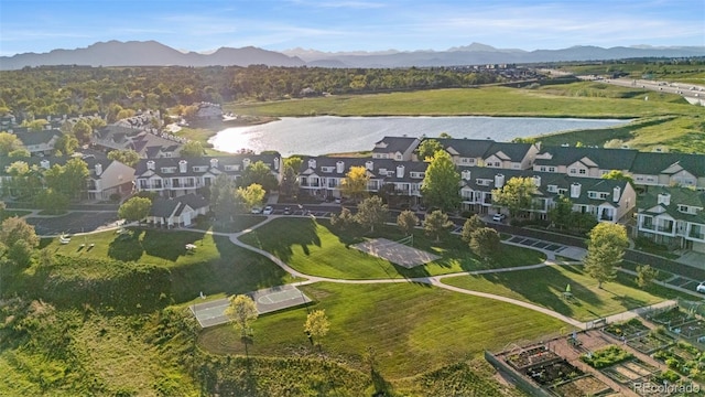2154 Concord Ln, Superior, CO 80027 - aerial view of property's location featuring a water and mountain view