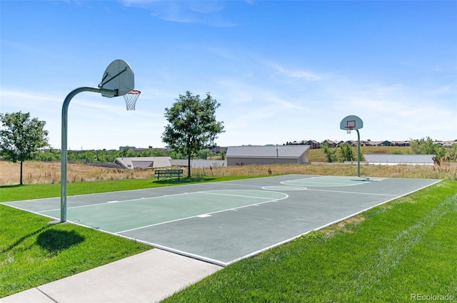 2154 Concord Ln, Superior, CO 80027 - view of sport court featuring community basketball court and a lawn