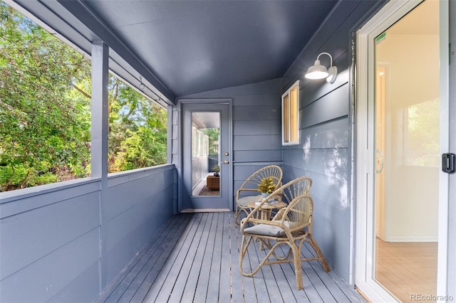 1413 S Bryan Ave, Fort Collins, CO 80521 - sunroom / solarium featuring vaulted ceiling