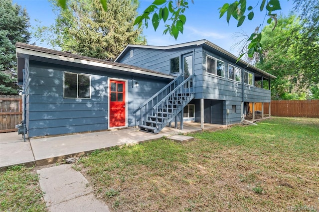 1413 S Bryan Ave, Fort Collins, CO 80521 - view of front of home featuring stairs and a patio area