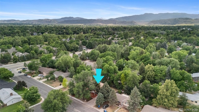 1413 S Bryan Ave, Fort Collins, CO 80521 - bird's eye view of a mountain backdrop