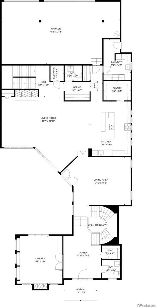 465 Monroe St, Denver, CO 80206 - floor plan / room layout