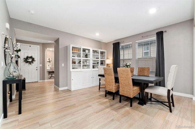 4082 Fortune Ln, Castle Rock, CO 80109 - dining space with light wood finished floors and recessed lighting