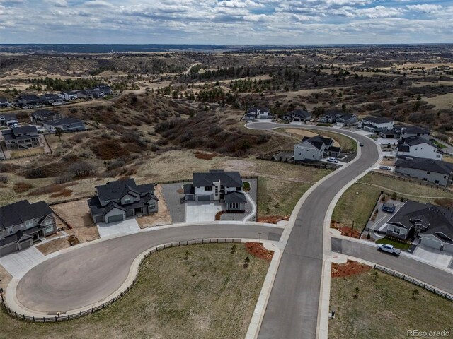 bird's eye view featuring a residential view