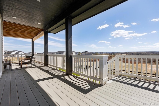 view of deck