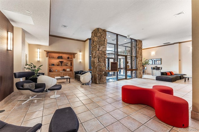 lobby featuring visible vents