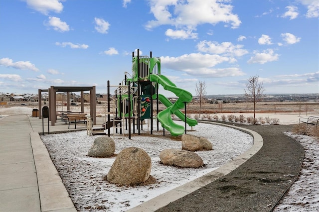 view of community playground